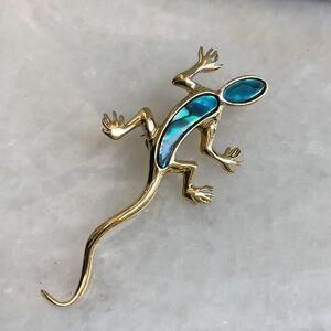 ARIKI Gecko Brooch